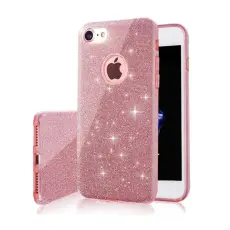 A-One Brand - Galaxy S24 Mobilskal Glitter 3in1 - Rosa
