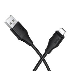 Hoco - HOCO USB-A till Lightning Kabel 2.4A 1m Silikon X124 - Svart