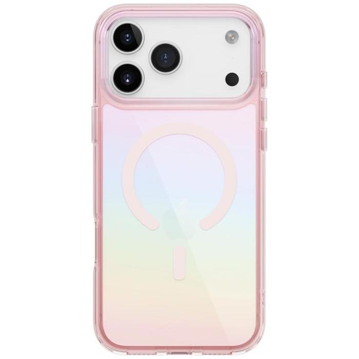 UNIQ - UNIQ iPhone 17 Pro Max Mobilskal MagSafe Iridescia - Rosa Prisma
