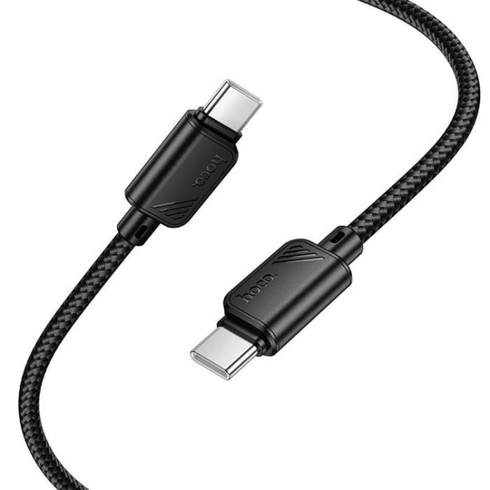 Hoco - HOCO USB-C - USB-C 60W 3A Kabel 1m X113 - Svart