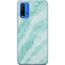 iSecrets - Mobilskal till Xiaomi Redmi Note 9 4G med Mint Marble