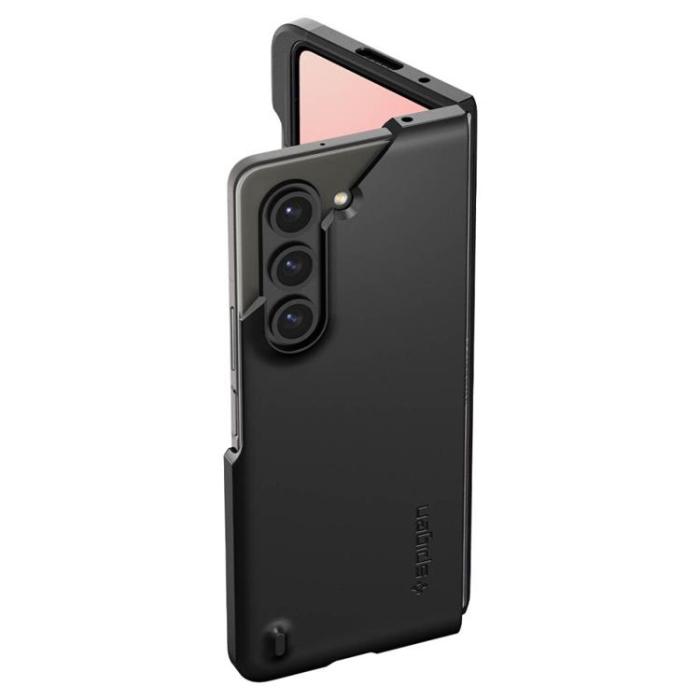 UTGATT - Spigen Galaxy Z Fold 5 Mobilskal Thin Fit Pen - Svart