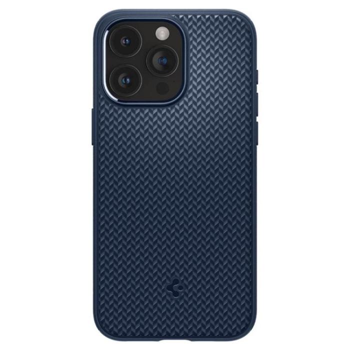 Spigen - Spigen iPhone 15 Pro Max Mobilskal Magsafe Armor - Marinblå