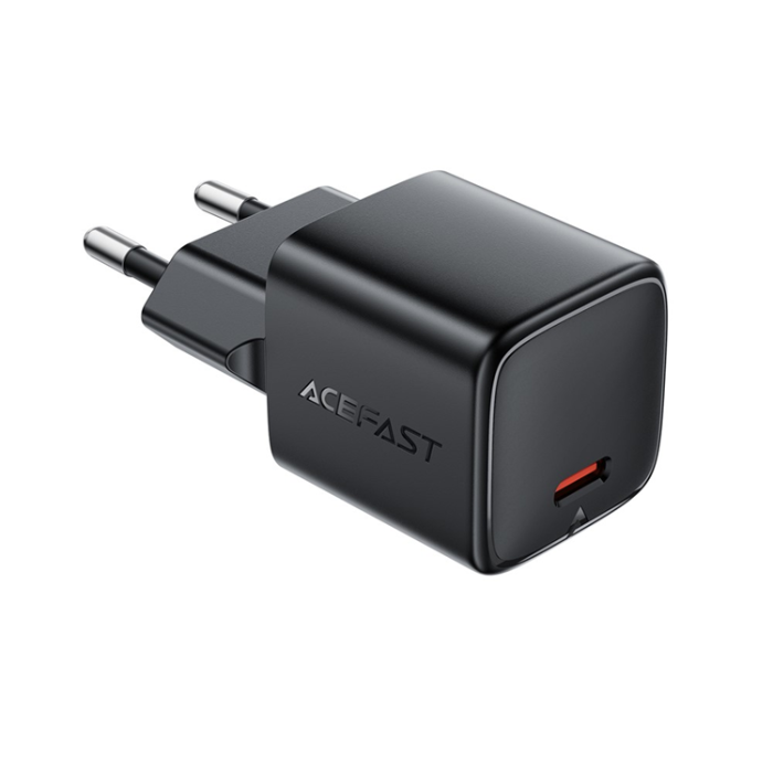 Acefast - ACEFAST Mini GaN Snabbladdare 30W USB-C EU A118 PD - Svart