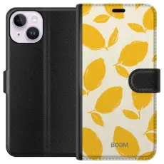 Gustaf - Pl&aring;nboksfodral till Apple iPhone 15 med Lemon Breeze