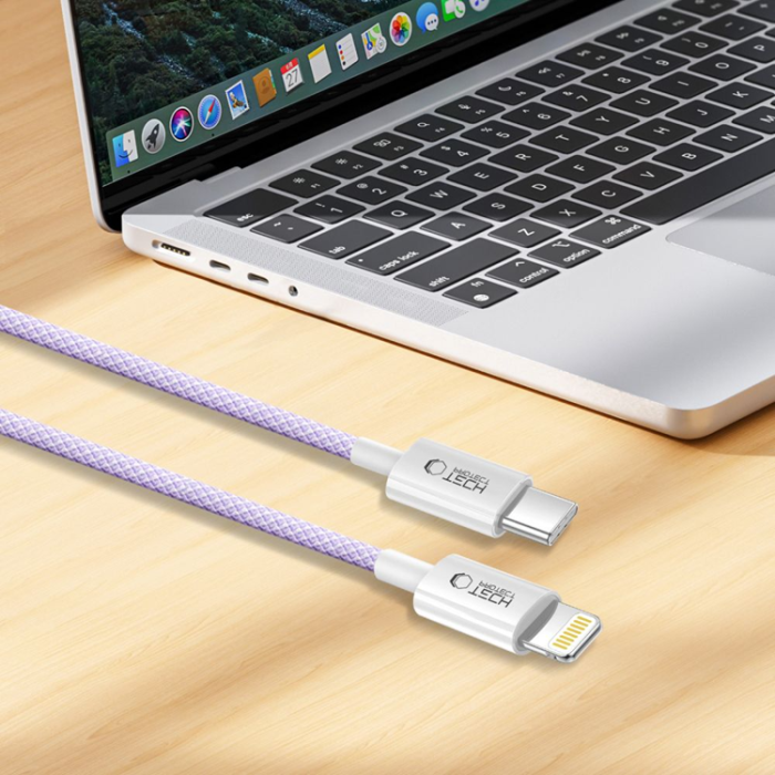 Tech-Protect - Tech-Protect USB-C till Lightning kabel Ultraboost 2m - Mauve