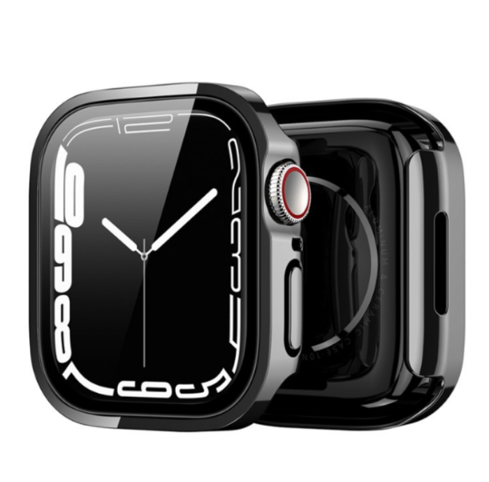 Dux Ducis - DUX DUCIS Apple Watch 4/5/6/SE (44mm) Skal Electroplated PC - Svart