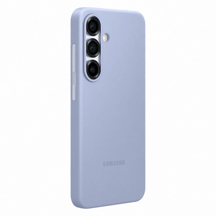 Samsung - Samsung Galaxy S25 Mobilskal Silikon - Ljusblå