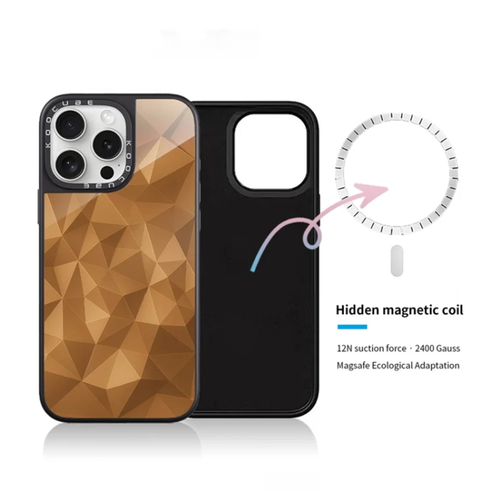 A-One Brand - iPhone 14 Pro Max Mobilskal MagSafe Aluminium Silikon