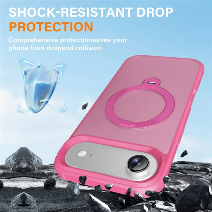 A-One Brand - iPhone Air Mobilskal MagSafe Kickstand TPU + PC - Rose