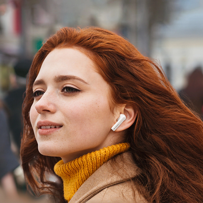 Ugreen - Ugreen TWS In-Ear Hörlurar Bluetooth 5.2 ANC HiTune T3 Active - Vit