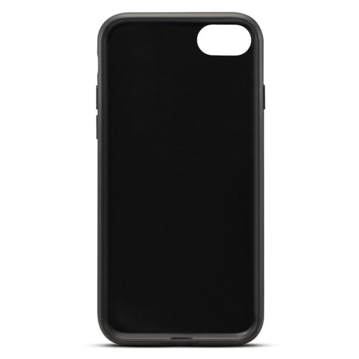 DENIOR - DENIOR iPhone 16e Fodral Kortfack Ställ Retro Konstläder Brun