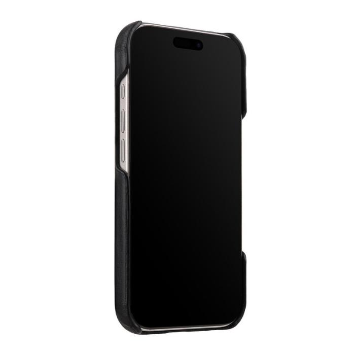 Melkco - MELKCO Mobilskal till iPhone 17 Pro MagSafe Äkta Läder PC Svart