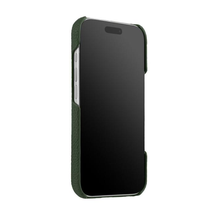 Melkco - MELKCO Mobilskal till iPhone 17 Pro Max Äkta Läder PC Grön