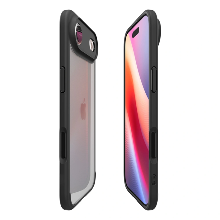 Spigen - Spigen iPhone 17 Air Mobilskal Ultra Hybrid - Matte Svart