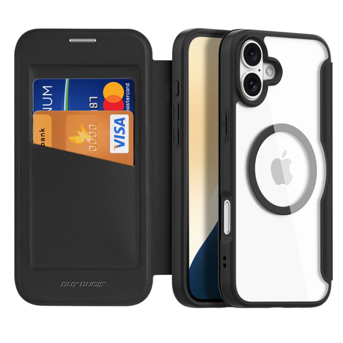 Dux Ducis - Dux Ducis iPhone 16 Plus Plånboksfodral Magsfae Skin X Pro