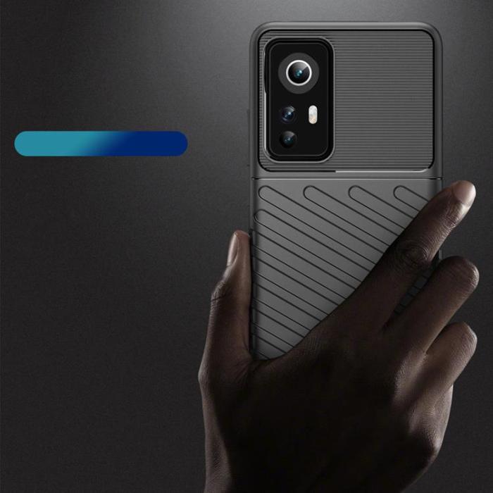 OEM - Xiaomi 12/12X Skal Thunder Flexible Armored - Svart