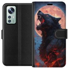 iSecrets - Pl&aring;nboksfodral till Xiaomi 12 med Ylande varg