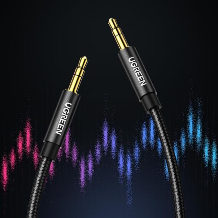 Ugreen - Ugreen Ljudkabel Rakt minijack 3.5 mm 1.5m (AV112) - Blå