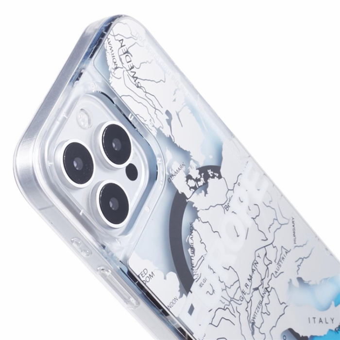 YOUNGKIT - YOUNGKIT iPhone 16 Pro Max Mobilskal MagSafe IMD-kartmönster