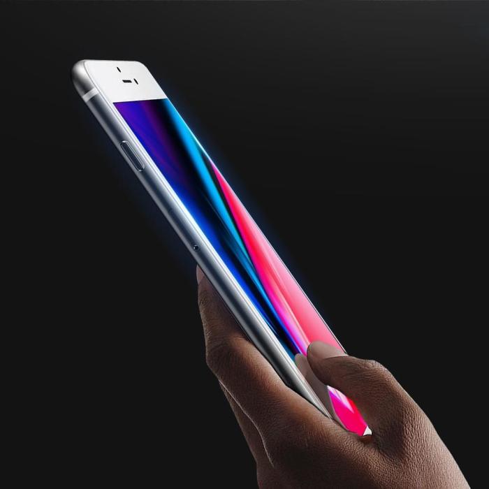 OEM - [2-PACK] Härdat Glas Skärmskydd iPhone 8 Plus / iPhone 7 Plus - Vit