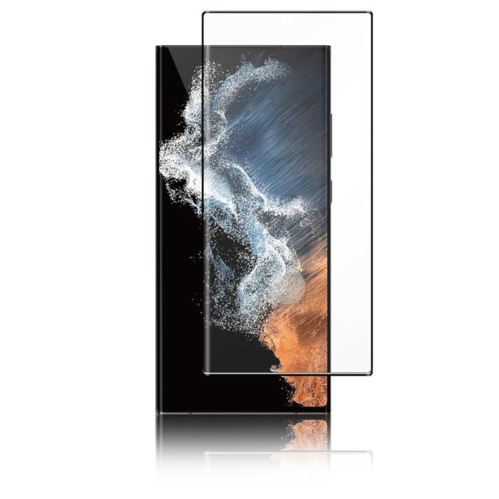 UTGATT1 - Panzer Galaxy S23 Ultra Härdat glas - Svart