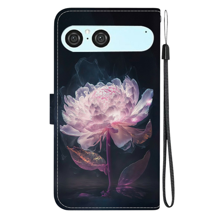 A-One Brand - Sony Xperia 10 VII Plånboksfodral Pattern Printing - Lila Peony