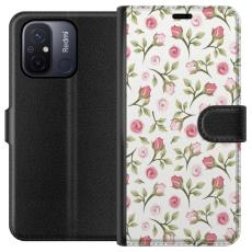 iSecrets - Pl&aring;nboksfodral till Xiaomi Redmi 12C med Blommigt