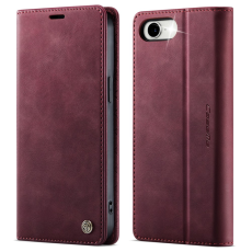 Caseme - Caseme iPhone 16e Plånboksfodral RFID Blocking - Röd