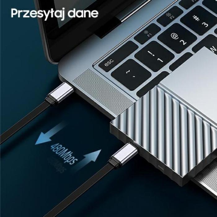 USAMS - USAMS USB-C/USB-C till USB-A/USB-C till Lightning Adapter 60W SJ560USB01