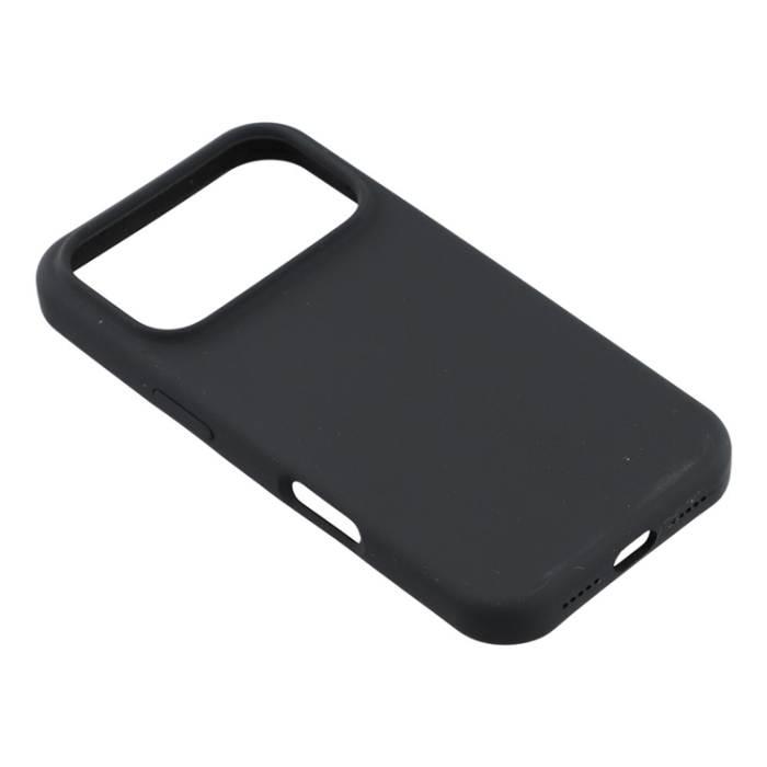 A-One Brand - iPhone 17 Pro Max Mobilskal Solid Silikon Shockproof - Svart