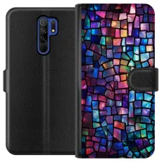 Gustaf - Pl&aring;nboksfodral till Xiaomi Redmi 9 med Disco