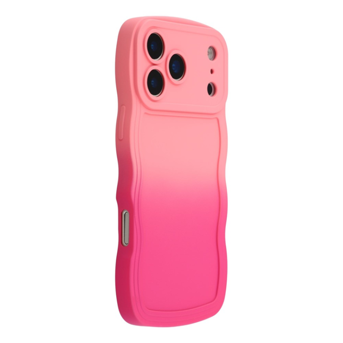 A-One Brand - iPhone 17 Pro Max Mobiskal Gradient Color TPU - Rosa + Ros