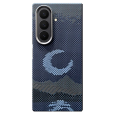 A-One Brand - Galaxy Z Fold 7 5G Mobilskal Magsafe Aramid Fiber - Moon