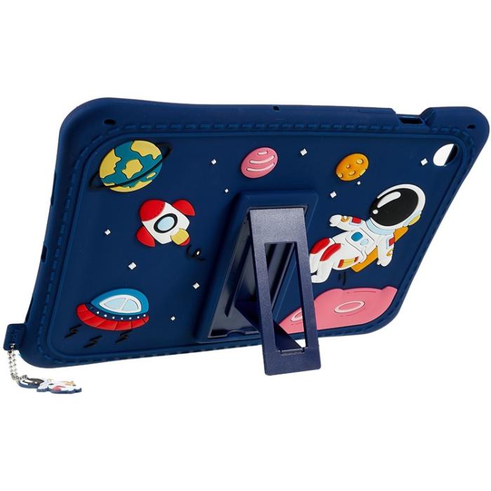 A-One Brand - Galaxy Tab A8 10.5 (2021) Skal Cartoon Silikon Kickstand - Blå