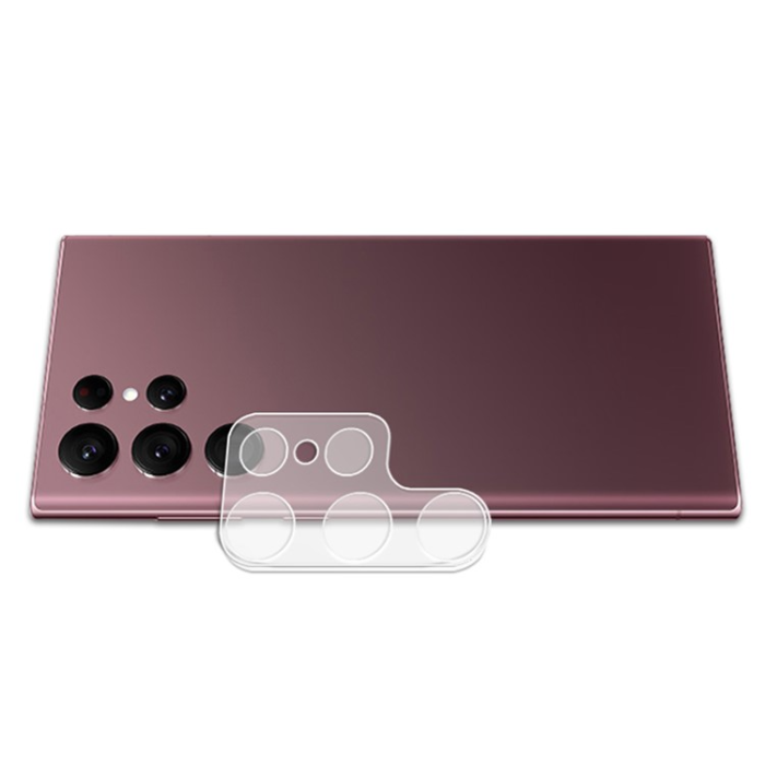 A-One Brand - [1-PACK] Galaxy S23 Ultra Kameralinsskydd i Härdat glas - Clear