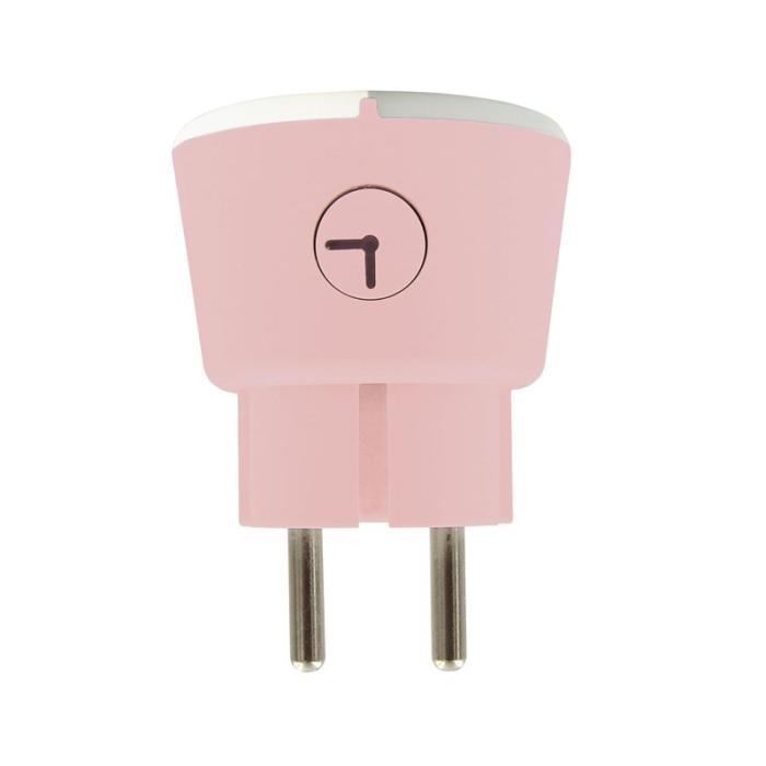 CAPIDI - CAPIDI Säkerhetstimer USB A+C 1-4 3.4A Rosa
