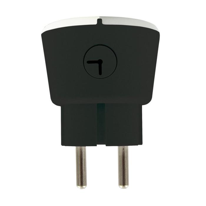 CAPIDI - CAPIDI Säkerhetstimer USB A+C 1-4 3.4A Svart