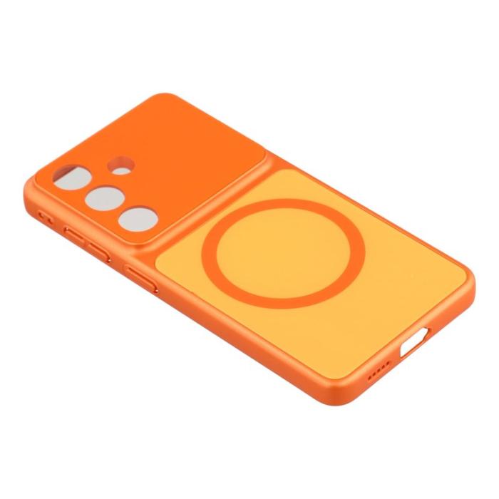 OEM - Mobilskal för Samsung Galaxy S26 Magnetiskt PC + TPU - Orange