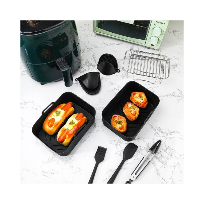 OEM - [9-pack] Silikonform för Tårtfat, Grillgaller kit för Ninja Air Fryer AF180