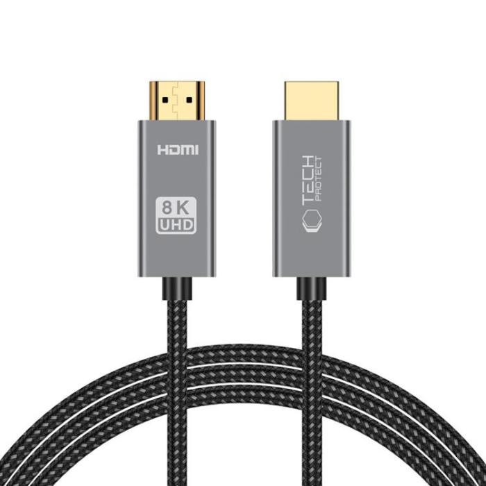 UTGATT - Tech-Protect HDMI 2.1 Ultraboost Kabel 4K 120HZ/8k 60hz 100cm