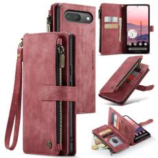 Caseme - CASEME Konstl&auml;der Pl&aring;nboksfodral f&ouml;r Google Pixel 10 Pro/10/9 Pro/9 - R&ouml;d