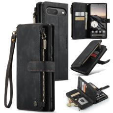 Caseme - CASEME Konstl&auml;der Pl&aring;nboksfodral f&ouml;r Google Pixel 10 Pro/10/9 Pro/9 - Svart
