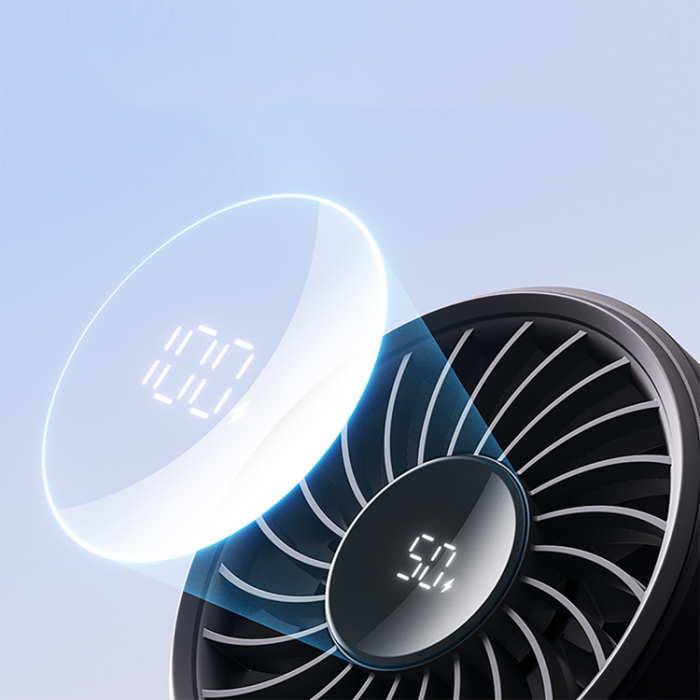 Jisulife - Jisulife Bärbar USB Handfläkt 3600 mAh Fan Life7 - Svart