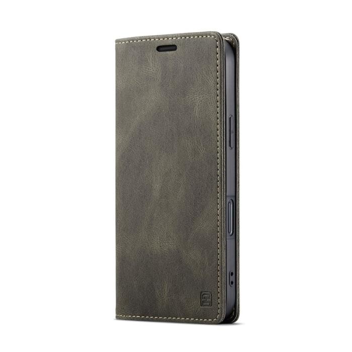 AUTSPACE - AUTSPACE iPhone 16 Plus Wallet Fodral KonstLäder - Kaffe