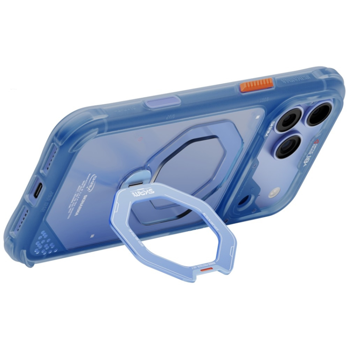 Skinarma - Skinarma Mobilskal För iPhone 18 Pro Max/17 Pro Max Magsafe Saturn - Blå