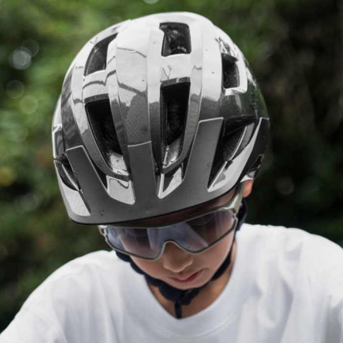 Rockbros - Rockbros LK-67 Cykelhjälm för Barn med Avtagbart Visir 54–58 cm - Grå