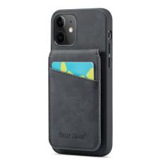 FIERRE SHANN - FIERRE SHANN iPhone 12 / 12 Pro Fodral KonstL&auml;der - Svart