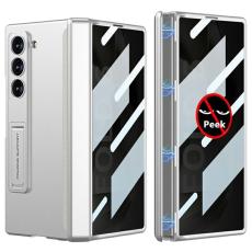 GKK - GKK Samsung Galaxy Z Fold6 Fodral Magnetisk Hinge H&aring;rd PC - Silver