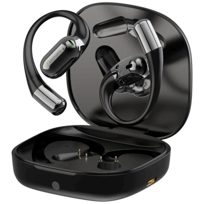 4smarts - 4smarts OWS In-Ear Hörlurar Bluetooth med AI Display SkyBuds - Svart